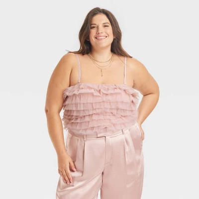 Women's Tiny Tulle Tank Top - A New Day™ 5 Women's Tiny Tulle Tank Top - A New Day™ - Image 5