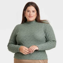 Women's Long Sleeve Slim Fit Mock Turtleneck T-Shirt - A New Day™ 15 Women's Long Sleeve Slim Fit Mock Turtleneck T-Shirt - A New Day™ -A New Day Outlet Store GUEST 10eeaf4b 0195 4362 a5b0 61bfeda83a3a