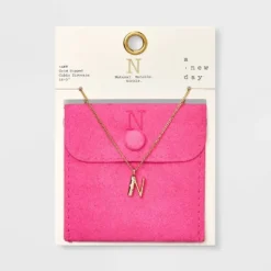 Gold Dipped Cubic Zirconia Initial Pendant Necklace - A New Day™ Gold -A New Day Outlet Store GUEST 17981f70 4670 4a52 afd5 2bf371d20ab5