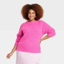 Women's Crewneck Brushed Pullover Sweater - A New Day™ -A New Day Outlet Store GUEST 252954bd 9dc6 4c29 8894 5618b421f3a6