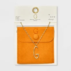 Gold Dipped Scattered Cubic Zirconia Initial Pendant Necklace - A New Day™ Gold -A New Day Outlet Store GUEST 30e3fd7d 9495 44d3 9016 b8f0aa82985c