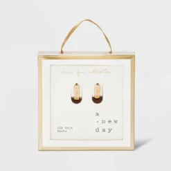 14K Gold Plated Oval Hoop Drop Earrings - A New Day™ -A New Day Outlet Store GUEST 339978b2 cf2c 47fb 9c8c 85f3c0c93875