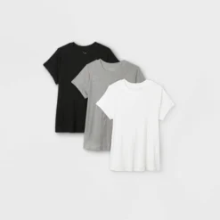 Women's Short Sleeve Ribbed 3pk Bundle T-Shirt - A New Day™ Black/White/Gray 7 Women's Short Sleeve Ribbed 3pk Bundle T-Shirt - A New Day™ Black/White/Gray -A New Day Outlet Store GUEST 36ae0ed8 d805 4d39 9050 290cef116809