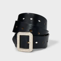 Women's Square Buckle Belt - A New Day™ Black -A New Day Outlet Store GUEST 3f43de93 5ee0 4c0d b094 447ab48c5c4d
