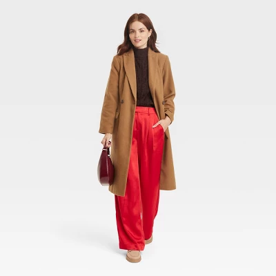 Women's Essential Wool Overcoat Jacket - A New Day™ 2 Women's Essential Wool Overcoat Jacket - A New Day™ - Image 2