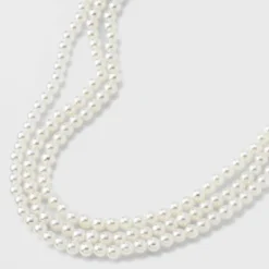Pearl Multi-Strand Necklace Set 3pc - A New Day™ White -A New Day Outlet Store GUEST 504717d0 232f 44d2 9a48 c5a86aef74c3
