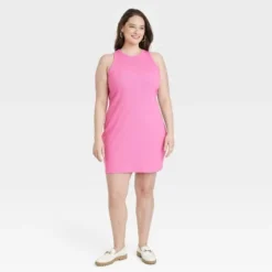 Women's Rib Racer Shift Dress - A New Day™ -A New Day Outlet Store GUEST 54e4e334 038b 40a4 9228 b46ada5ffa0a