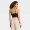 Women's V-Neck Bralette Sweater - A New Day™