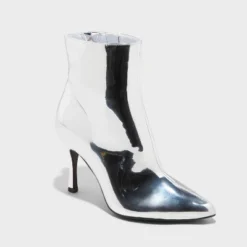 Women's Shandra Ankle Boots - A New Day™ Silver -A New Day Outlet Store GUEST 68b07bfe 58ee 4287 bbaf 615d414601ff