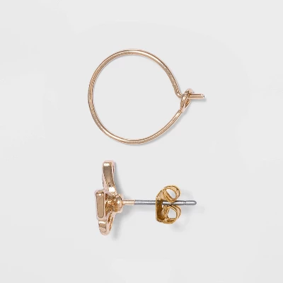 Cubic Zirconia Stud Earring Set 8pc - A New Day™ 1 Cubic Zirconia Stud Earring Set 8pc - A New Day™