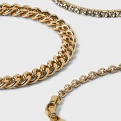Cup Chain Bracelet Set 3pc - A New Day™ Gold -A New Day Outlet Store GUEST 6d5802d6 3c0d 403a 9cb1 2172ff2f0988