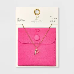 Gold Dipped Cubic Zirconia Initial Pendant Necklace - A New Day™ Gold -A New Day Outlet Store GUEST 75102e0f 763b 451c 869e bdfca5a6384f