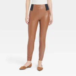 Women's Faux Leather Leggings - A New Day™ -A New Day Outlet Store GUEST 77660c6e 2e62 499c a3c9 c38c43f4944c