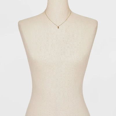 Teardrop Pendant Necklace - A New Day™ Gold 1 Teardrop Pendant Necklace - A New Day™ Gold