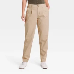 Women's High-Rise Pleat Front Tapered Chino Pants - A New Day™ 9 Women's High-Rise Pleat Front Tapered Chino Pants - A New Day™ -A New Day Outlet Store GUEST 8ef4f292 b8d4 4ad3 9284 4216a9185de4