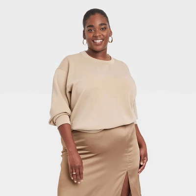 Women's Sandwash Sweatshirt - A New Day™ 3 Women's Sandwash Sweatshirt - A New Day™ - Image 3