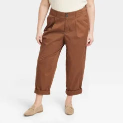 Women's High-Rise Pleat Front Tapered Chino Pants - A New Day™ 7 Women's High-Rise Pleat Front Tapered Chino Pants - A New Day™ -A New Day Outlet Store GUEST 908291ab f53e 4c2a 9479 b99003a41731