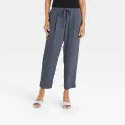 Women's High-Rise Tapered Fluid Ankle Pull-On Pants - A New Day™ -A New Day Outlet Store GUEST 929749ba a62e 441e 9aa7 216ebc3919a0