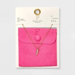 Gold Dipped Cubic Zirconia Initial Pendant Necklace - A New Day™ Gold -A New Day Outlet Store GUEST 929a37c4 6827 4447 a075 5fef99585635