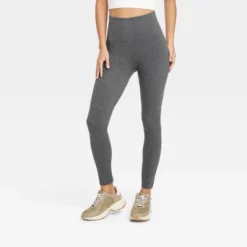 Women's High Waisted Cotton Blend Seamless Leggings - A New Day™ -A New Day Outlet Store GUEST 9b237b71 70e3 4eab a61c b77686e420a5