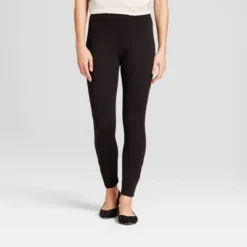 Women's High Waist Ponte Leggings - A New Day™ Black -A New Day Outlet Store GUEST 9c0395c9 7d1d 4d4f 9353 caec1452392b