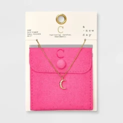 Gold Dipped Cubic Zirconia Initial Pendant Necklace - A New Day™ Gold -A New Day Outlet Store GUEST abc81af8 fa82 40eb ba6c a9594d17d703