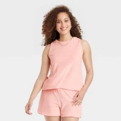 Women's Terry Tank Top - A New Day™ Blush -A New Day Outlet Store GUEST b397b9ae 3746 42f8 943e d64ffc6a3f4f