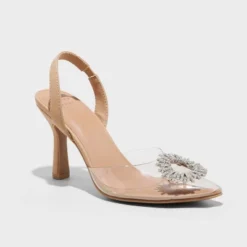 Women's Misty Slingback Heels - A New Day™ Clear 7 Women's Misty Slingback Heels - A New Day™ Clear -A New Day Outlet Store GUEST c6d7a014 0253 45af 86b1 f355dd44aee0