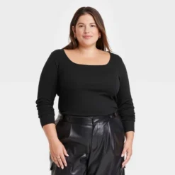 Women's Long Sleeve Slim Fit T-Shirt - A New Day™ 8 Women's Long Sleeve Slim Fit T-Shirt - A New Day™ -A New Day Outlet Store GUEST cb0bfca3 e85a 41a8 a9a8 1cc34312eb72