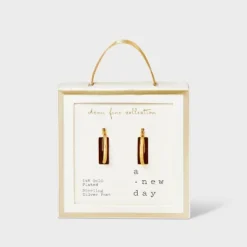 14K Gold Plated Click Top Hoop Earrings - A New Day™ Gold -A New Day Outlet Store GUEST d3de8078 6087 4df5 b2c1 ea860888a7b0