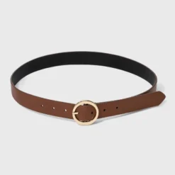 Women's Oval Tapered Center Bar Reversible Belt - A New Day™ Cognac/Black -A New Day Outlet Store GUEST d47bd81b 33e1 4f0e 826c 04d46f8bb529