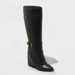 Women's Tall Novie Dress Boots - A New Day™ Black -A New Day Outlet Store GUEST d6a6d7b9 7392 4fbf badc c40dfa168777