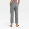 Women's High-Rise Slim Straight Fit Ankle Pull-On Pants - A New Day™ Heathered Gray XS