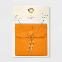 Gold Dipped Scattered Cubic Zirconia Initial Pendant Necklace - A New Day™ Gold 30 Gold Dipped Scattered Cubic Zirconia Initial Pendant Necklace - A New Day™ Gold -A New Day Outlet Store GUEST e32f0290 0fa8 4cc0 9c37 25a44f76d476