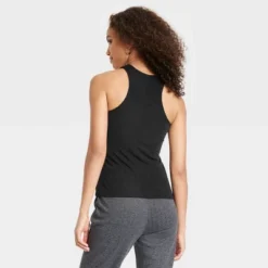 Women's Slim Fit High Neck Tank Top - A New Day™