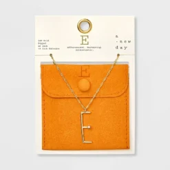 Gold Dipped Scattered Cubic Zirconia Initial Pendant Necklace - A New Day™ Gold -A New Day Outlet Store GUEST e7c08c94 90d4 4d12 a2bf 66e38913b1bd