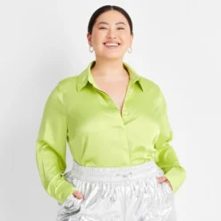 Women's Long Sleeve Button-Front Shirt - A New Day™ -A New Day Outlet Store GUEST e9f15170 5b71 4d07 85d4 ba5a5dcd18c6