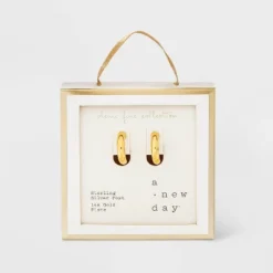 14K Gold Plated Tube Hoop Post Drop Earrings - A New Day™ 5 14K Gold Plated Tube Hoop Post Drop Earrings - A New Day™ -A New Day Outlet Store GUEST f95da72f 1703 4efe 9d42 0397469cc03a