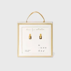 14K Gold Plated Huggie Hoop Earrings - A New Day™ -A New Day Outlet Store GUEST fced8e42 4d63 43cd b450 646cdfc3ff8e